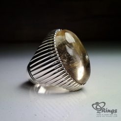Handmade Silver Ring With Real High-Quality Dur Al Najaf MR0007