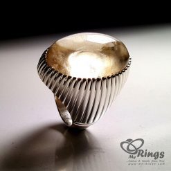 Handmade Silver Ring With Real High-Quality Dur Al Najaf MR0007