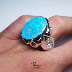 Original Turquoise With Handmade Silver 925 Ring MR0104