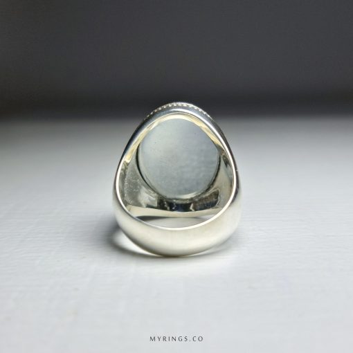 Hadid Sini Stone with Handmade Silver Ring