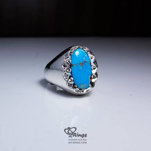Turquoise And Handmade Silver 925 Ring