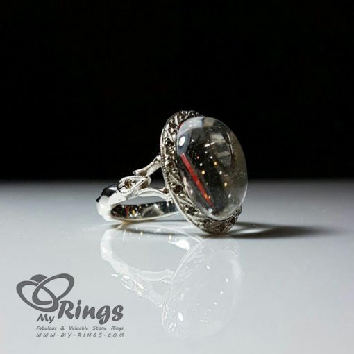 Very High Quality Dur Al Najaf And Handmade Silver Ring