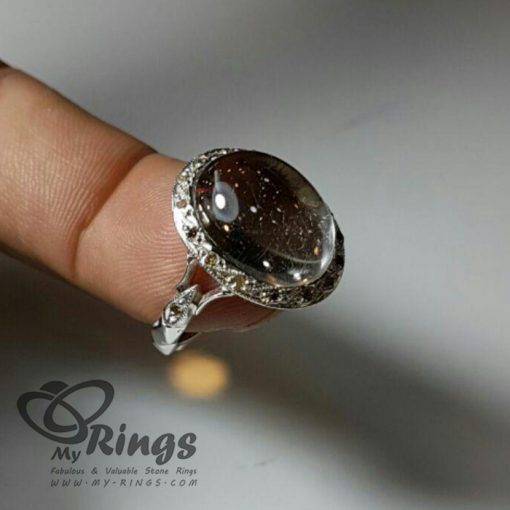 Very High Quality Dur Al Najaf And Handmade Silver Ring