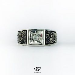 Herz Imam Jawad In Handmade Silver Ring